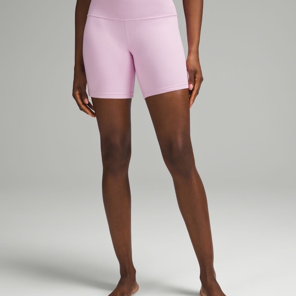 Lululemon Light Pink Biker Shorts